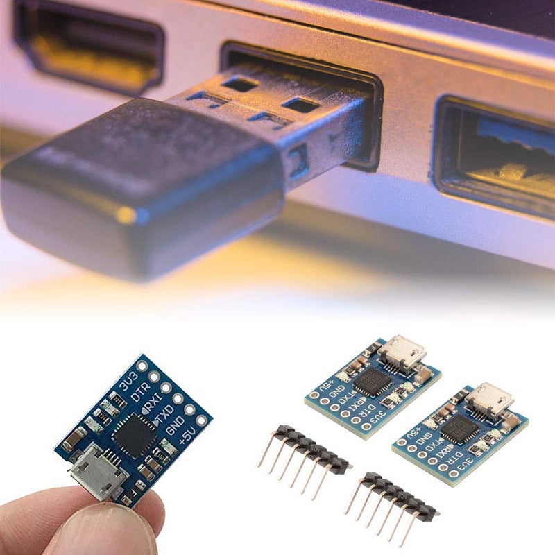 Ximimark 2Pcs CP2102 Micro USB to TTL/Serial UART 6Pin Module Serial Converter STC Downloader Replace FT232 - Image 4